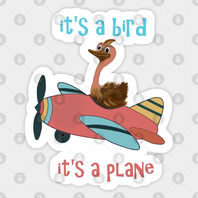 It's a Bird Sticker by NMODesigns